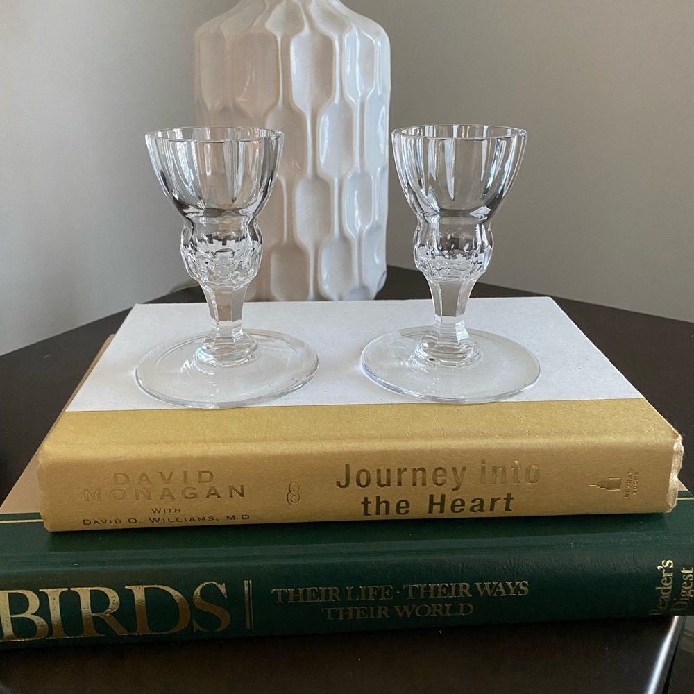 Waterford candlestick holders